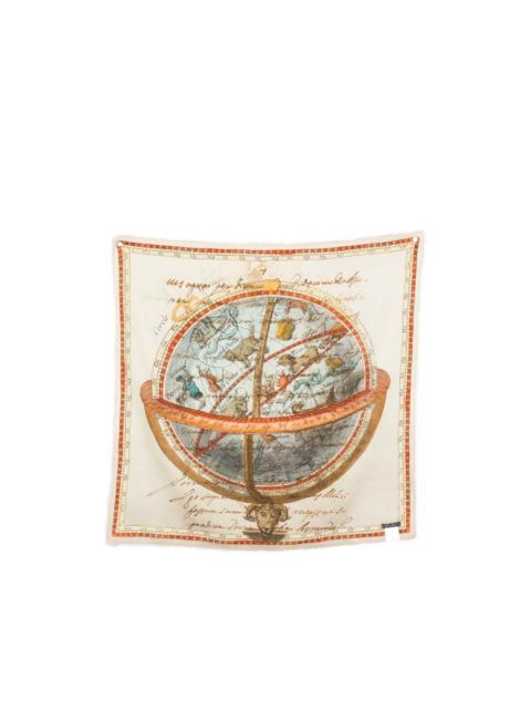 Faliero Sarti Little World Map map-graphic scarf