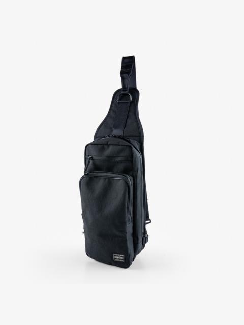 Iron Heart POR-HYB-SSB-BLK Porter - Yoshida & Co. - Hybrid Sling Shoulder Bag - Black
