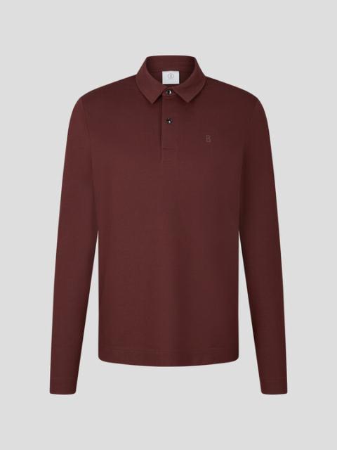 BOGNER Timon Polo shirt in Copper brown