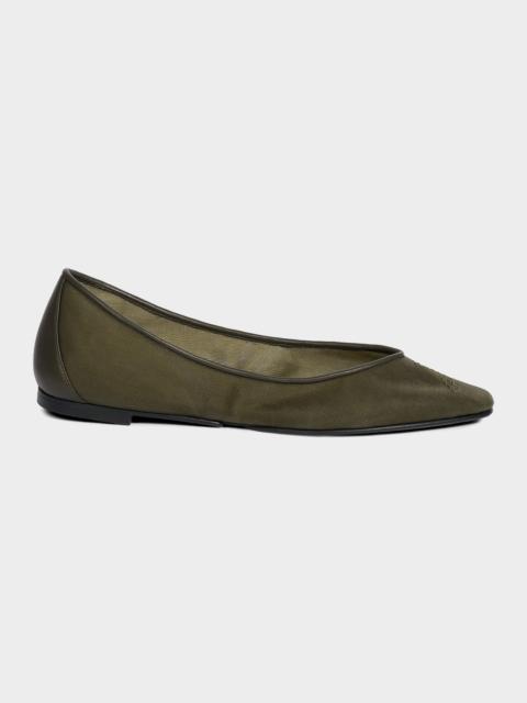 JACQUEMUS Les Ballerines Mesh Flats