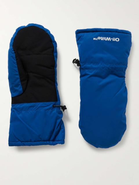 Bounce Logo-Print Padded Shell Mittens