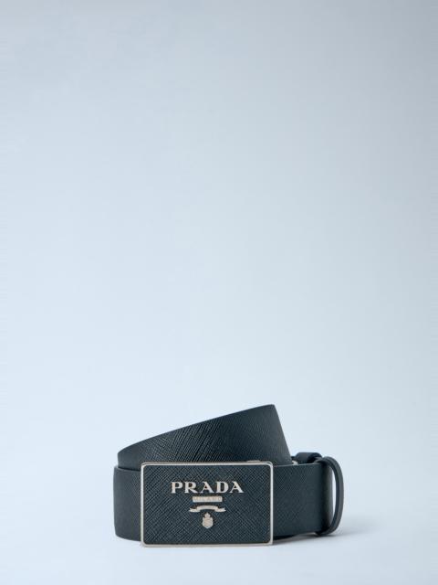 Prada Saffiano Leather Belt