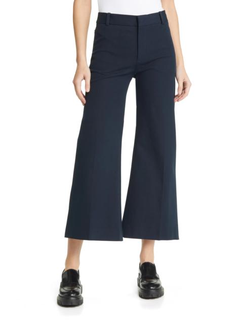 FRAME Le Crop Palazzo Wide Leg Trousers