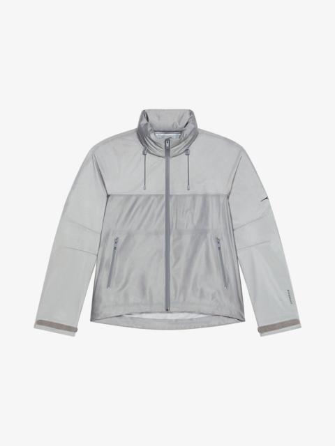 WINDBREAKER IN 4G TECHNICAL FABRIC WITH REFLECTIVE DETAILS