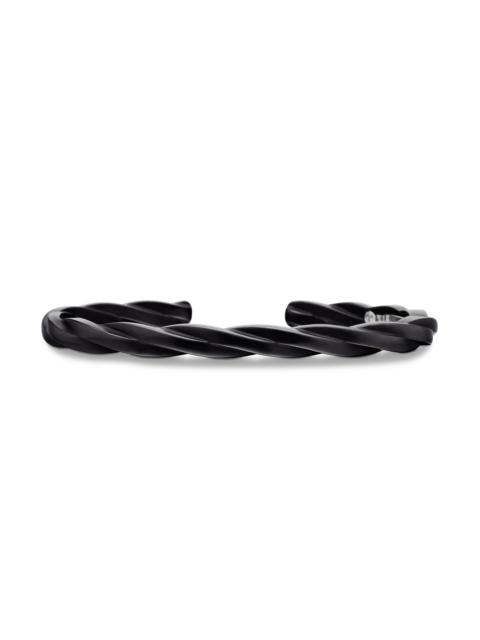 DAVID YURMAN Men's DY Helios Cuff Bracelet in Titanium, 6MM - Black