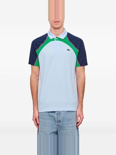 LACOSTE logo-patch polo shirt