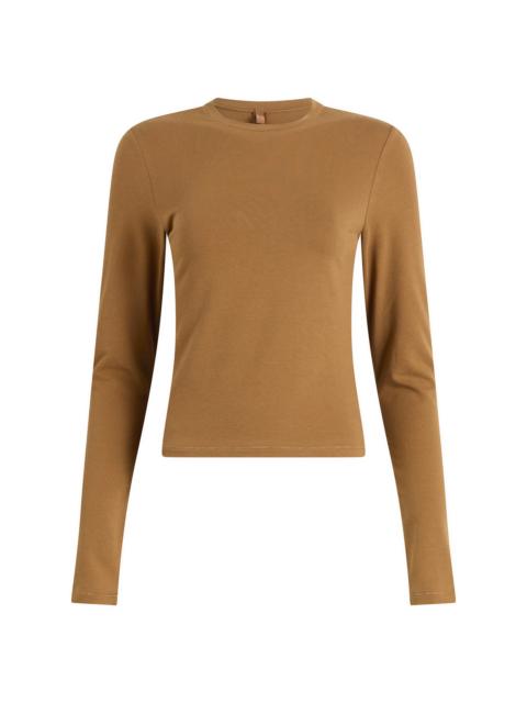 SKIMS SKIMS Cotton Jersey Long Sleeve Top