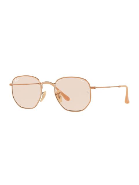 Ray-Ban Square Steel Monochromatic Sunglasses