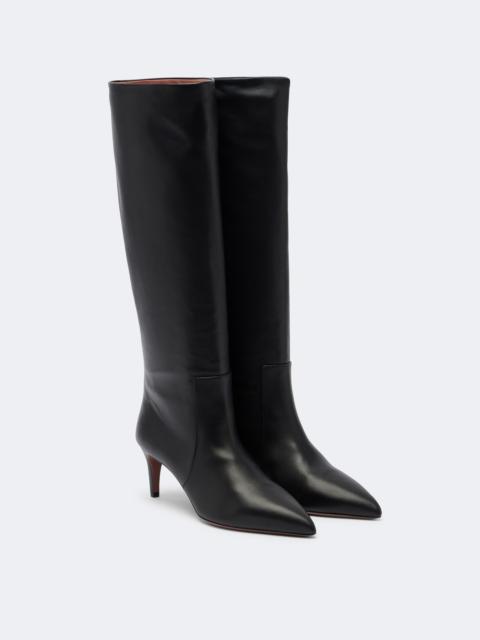 PARIS TEXAS Stiletto leather knee-high boots