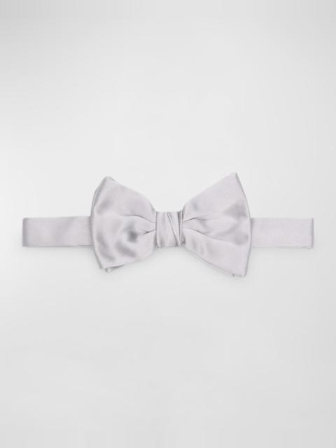 GIORGIO ARMANI Men's Solid Silk Bow Tie
