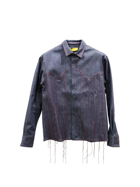 Other brands Pyer Moss Running Stitch Western Denim Jacket