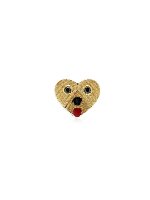 Yvonne Léon Mini Dog Single Earring gold