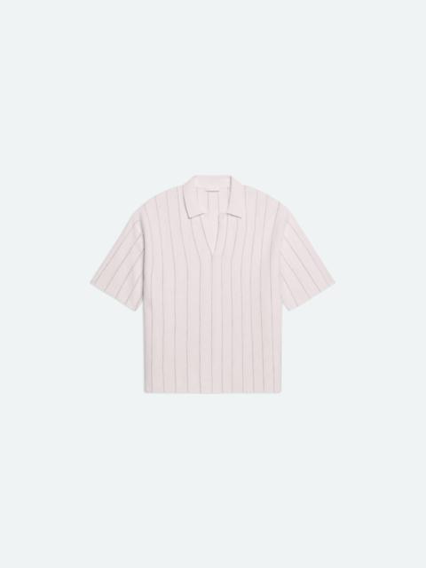 Helmut Lang SHORT-SLEEVE STRIPE POLO