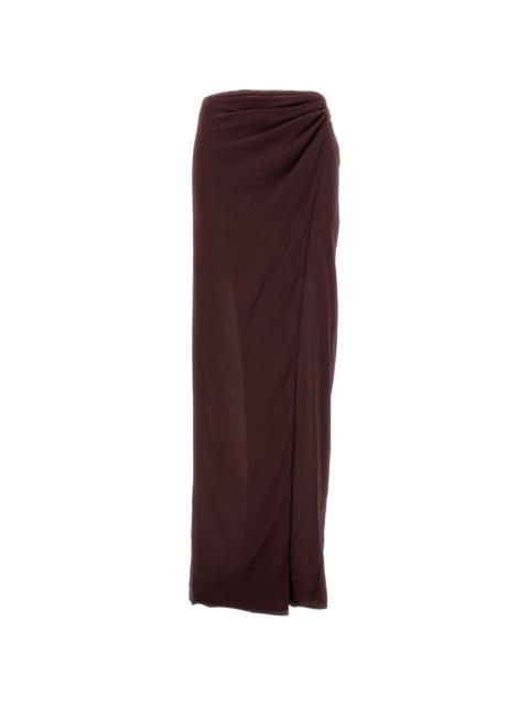 THE ANDAMANE silk blend skirt