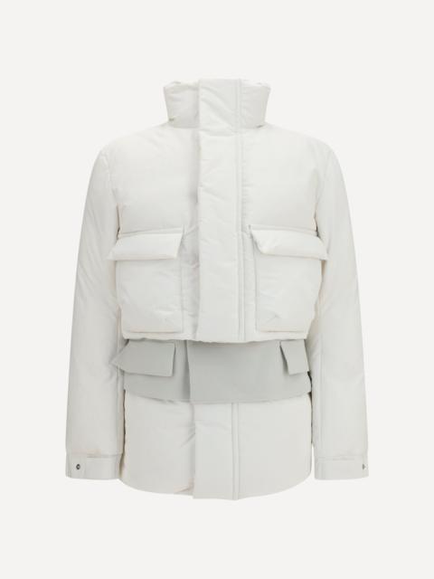 sacai Double padded Jacket with zip closure