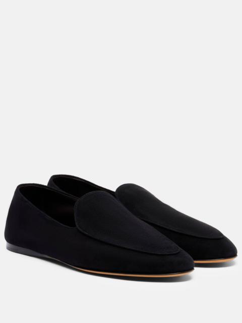 The Row Awar suede loafers