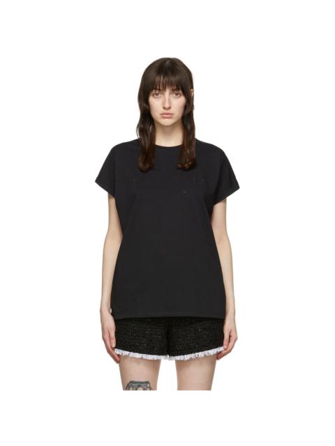 Balmain Black Cotton T-Shirt