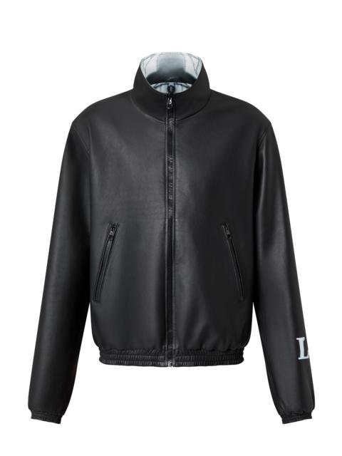Louis Vuitton Leather And Knitted Wool Blouson, louisvuitton