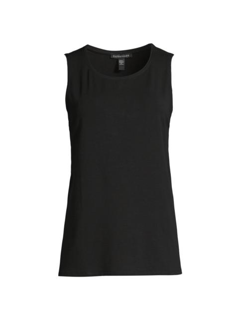 EILEEN FISHER Women's Roundneck Tank - Black
