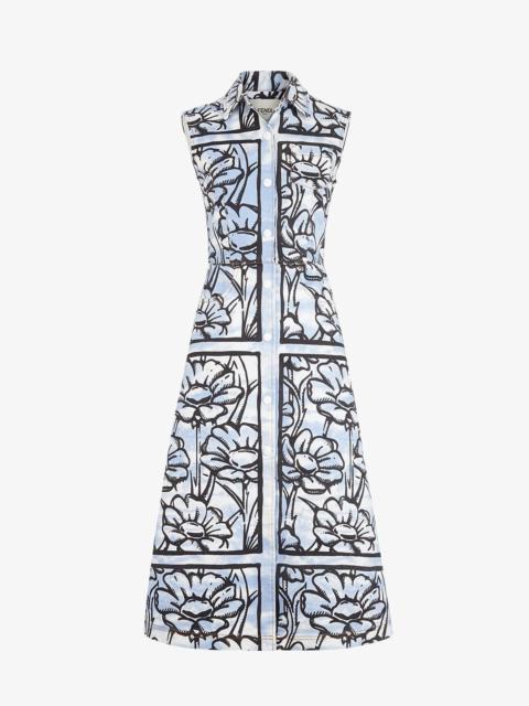 FENDI Fendi Roma Joshua Vides denim dress