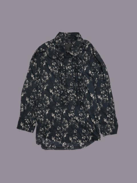 R13 SHREDDED SEAM RUFFLE SHIRT