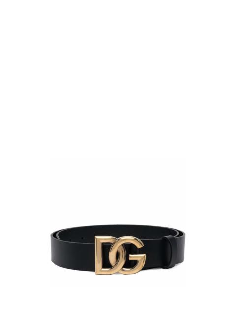 Dolce & Gabbana DG Logo leather belt