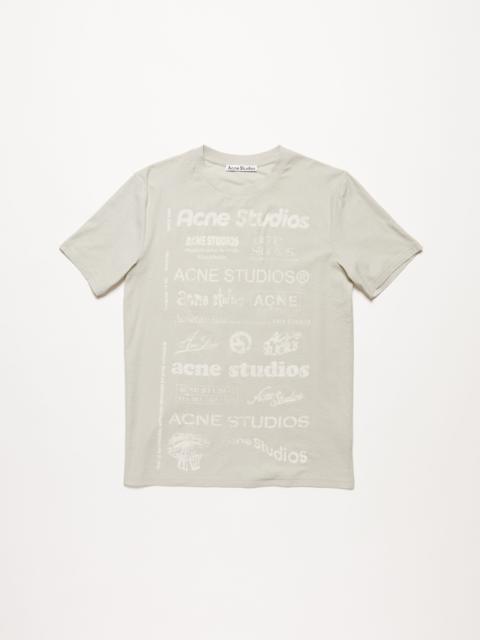 Acne Studios Logo t-shirt - Relaxed fit - Herb green