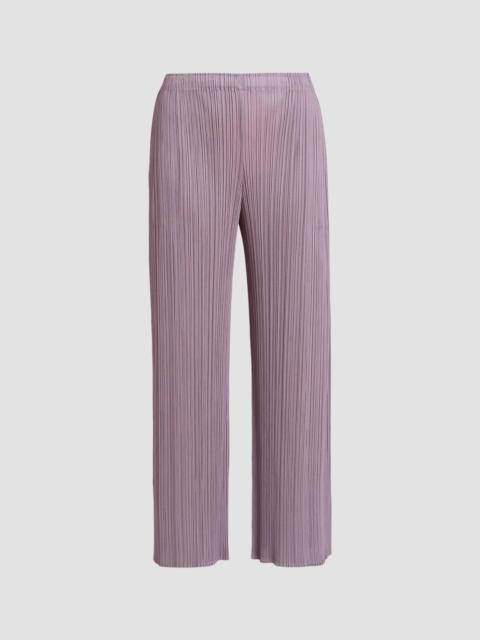 Pleats Please Issey Miyake Women's Monthly Colors: August Pants - Grayish Purple