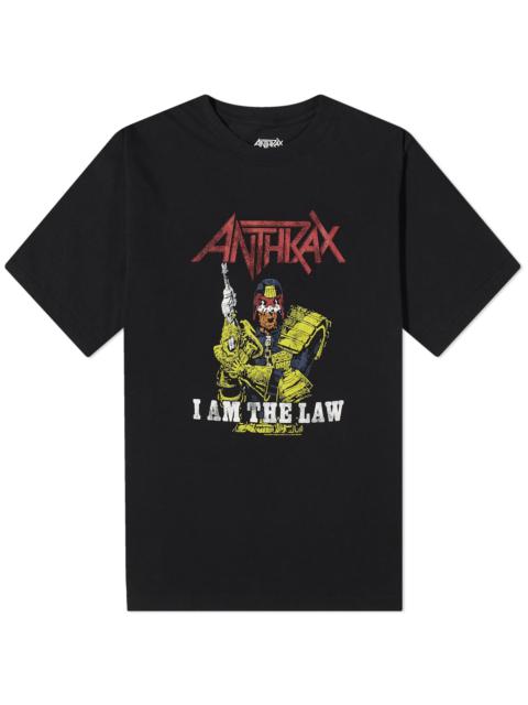 NEIGHBORHOOD Neighborhood Anthrax I am the Law T-Shirt