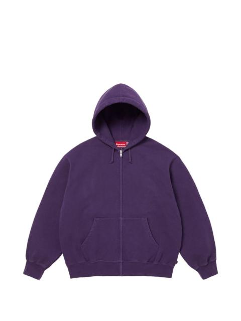 Supreme cut-out zip-up hoodie