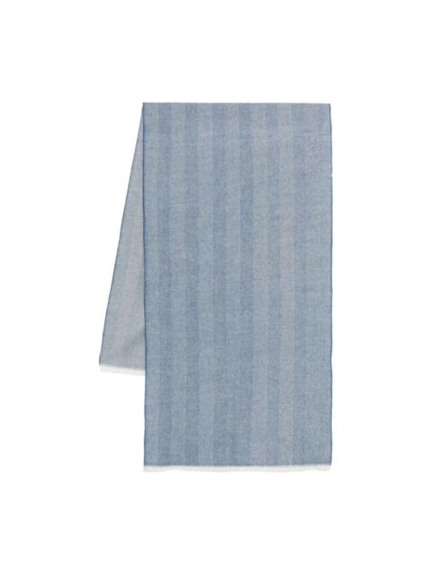 CORNELIANI herringbone scarf