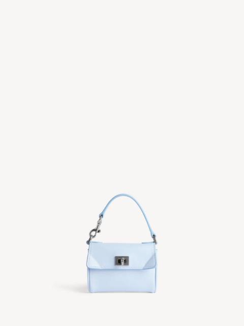 BALENCIAGA Women's Rodeo Micro Bag Charm in Cloudy Blue