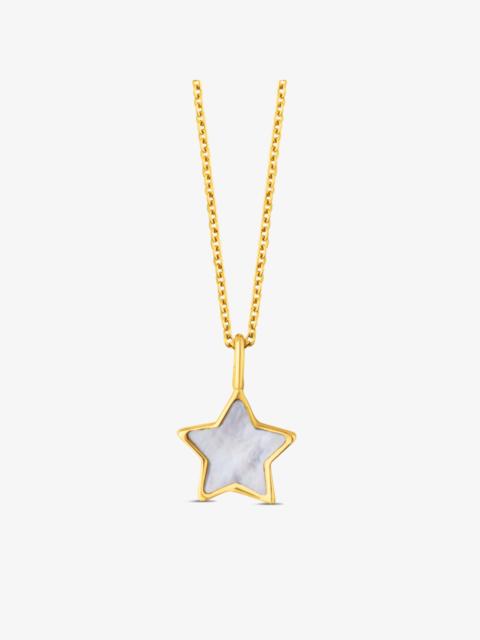 TOUS 18K solid gold and Mother-of-pearl XXS star Necklace