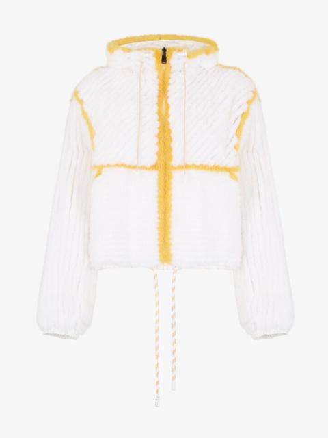 FENDI White mink jacket