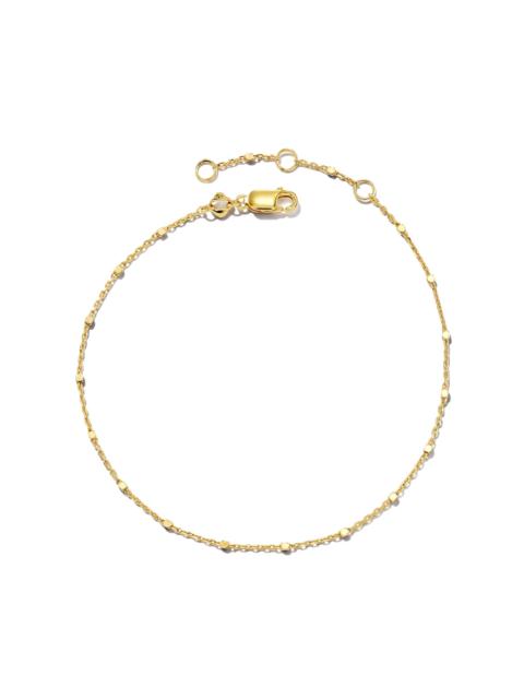 KENDRA SCOTT Single Satellite Chain Bracelet in Sterling Silver & 18k Yellow Gold Vermeil