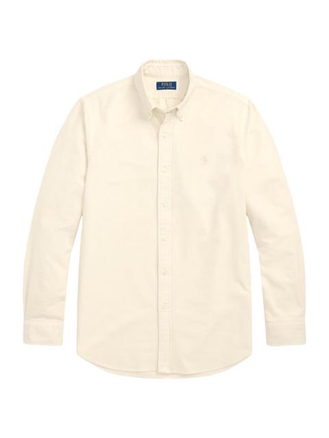 Polo Ralph Lauren Men's Classic-Fit Mineral-Dyed Oxford Shirt - Natural