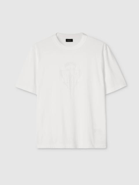 GUCCI Cotton jersey T-shirt with devoré detail