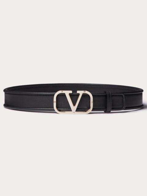Valentino VLOGO TYPE CALFSKIN BELT 30 MM