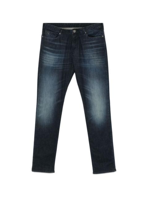EMPORIO ARMANI Slim denim cotton jeans