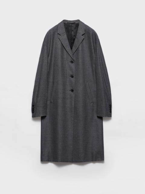 Prada Single-breasted cashmere and wool coat