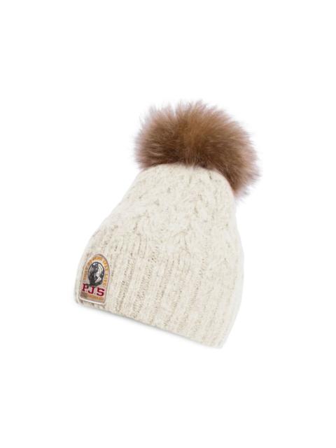 PARAJUMPERS Kylie cable-knit beanie hat