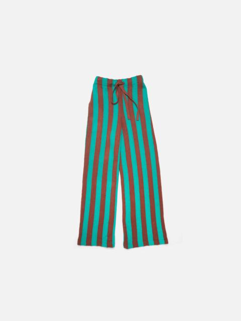 STRIPED WOMEN'S KNIT PANT