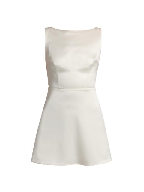 Reformation Women's Zenni Satin Minidress - Ivory