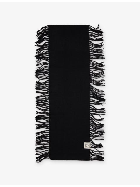TOTEME Tassel Wool And Cashmere Scarf