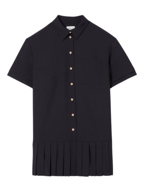 Claudie Pierlot pleated-hem mini dress