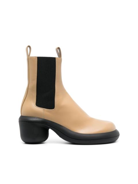 Jil Sander two-tone leather chelsea boots
