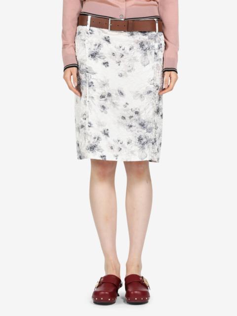 N°21 FLORAL-PRINT MIDI SKIRT