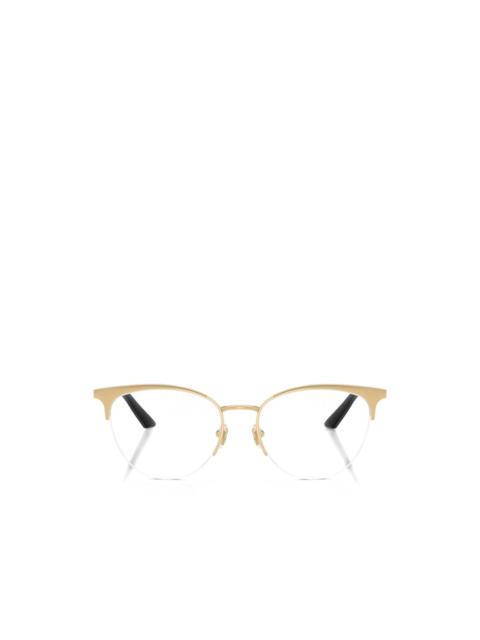 VERSACE half-rim glasses