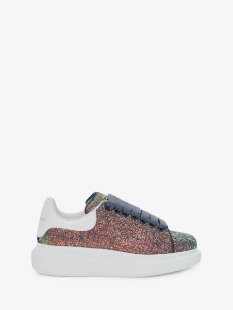 Alexander McQueen Oversized Sneaker in Petrol Blue