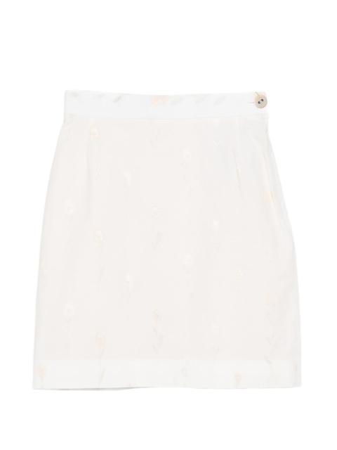 Vivienne Westwood floral mini skirt